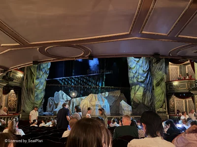 His Majesty's Theatre Stalls P28 view from seat photo