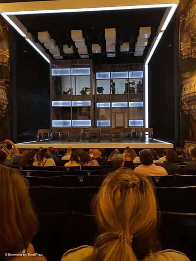 Apollo Theatre Stalls P8 view from seat photo