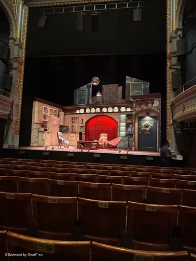Harold Pinter Theatre Stalls J7 view from seat photo