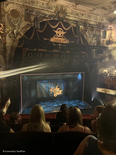 London Coliseum Upper Circle D50 view from seat photo