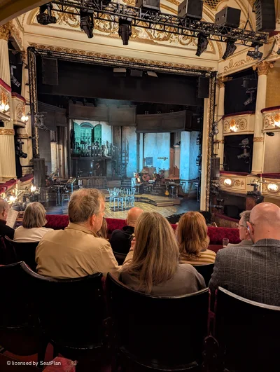 Lyric Theatre Dress Circle D23 view from seat photo