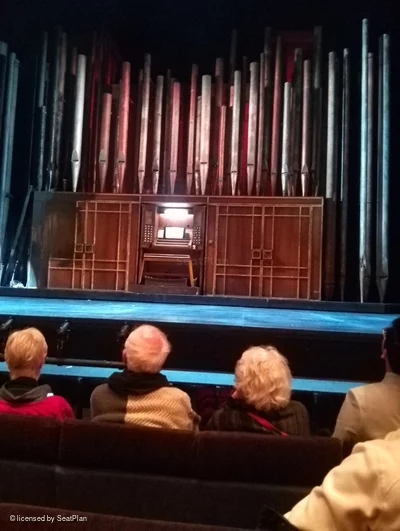 Barbican Theatre Stalls C16 view from seat photo