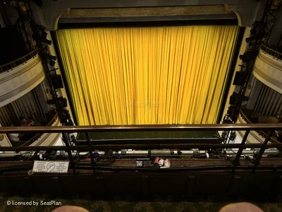 Fortune Theatre Upper Circle B9 view from seat photo