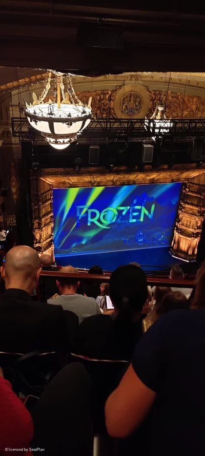 Theatre Royal Drury Lane Balcony J39 view from seat photo