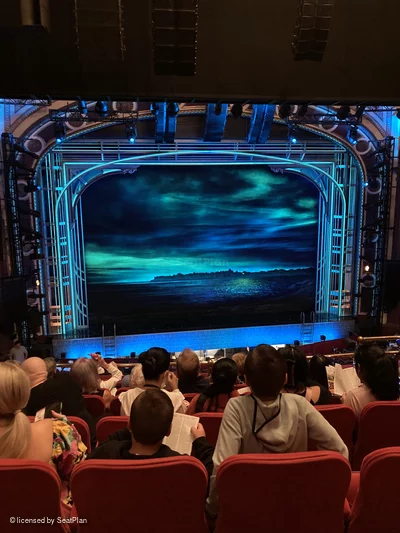 Broadway Theatre Front Mezzanine F112 view from seat photo