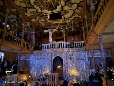 Sam Wanamaker Playhouse Playhouse Lower Gallery A11 view from seat photo