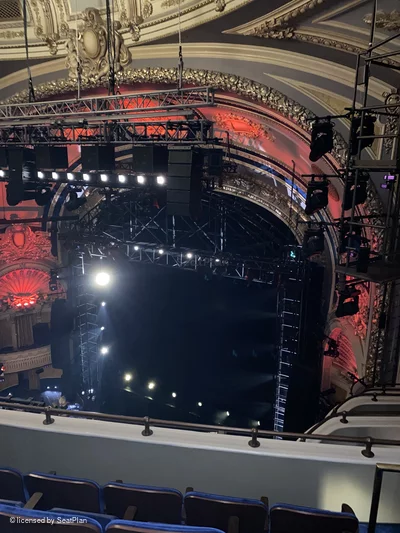 Palace Theatre Balcony D28 view from seat photo