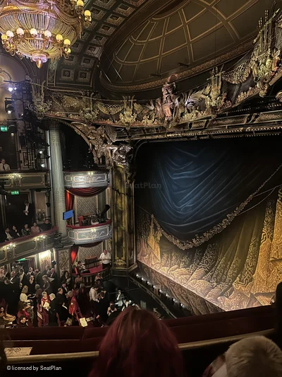 His Majesty's Theatre Grand Circle B3 view from seat photo