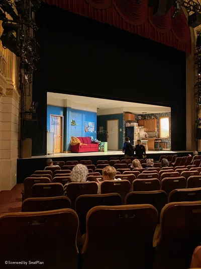 Samuel J. Friedman Theatre Orchestra J127 view from seat photo