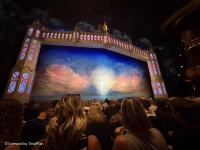 Prince of Wales Theatre Stalls F30 view from seat photo