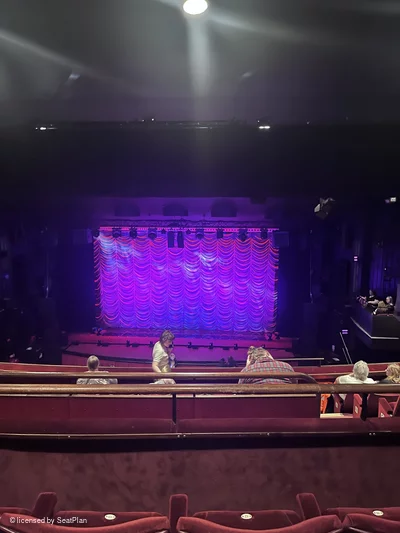 Peacock Theatre Dress Circle G12 view from seat photo