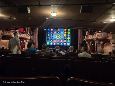 Shaftesbury Theatre Stalls W15 view from seat photo