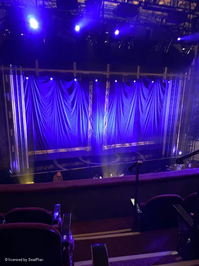 Lena Horne Theatre Front Mezzanine D10 view from seat photo