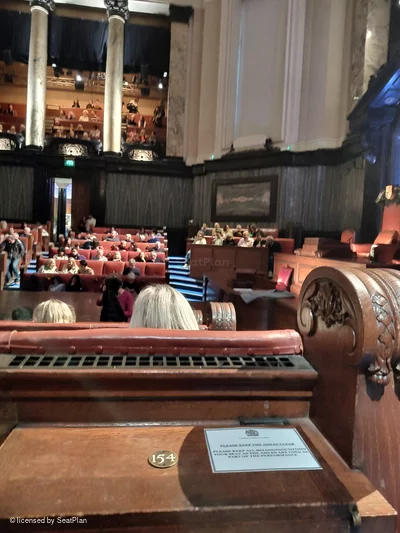 London County Hall Courtroom Stalls E154 view from seat photo