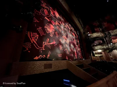 Lyceum Theatre Stalls A34 view from seat photo