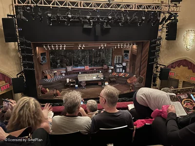 Golden Theatre Front Mezzanine D109 view from seat photo