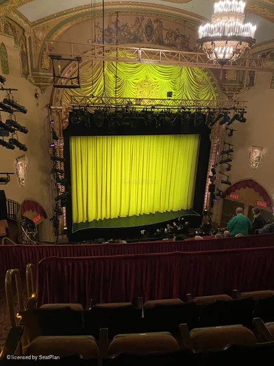Golden Theatre Rear Mezzanine D123 view from seat photo