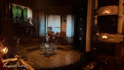 Lyric Theatre Dress Circle BoxD1 view from seat photo