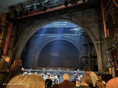 Lunt-Fontanne Theatre Orchestra L8 view from seat photo