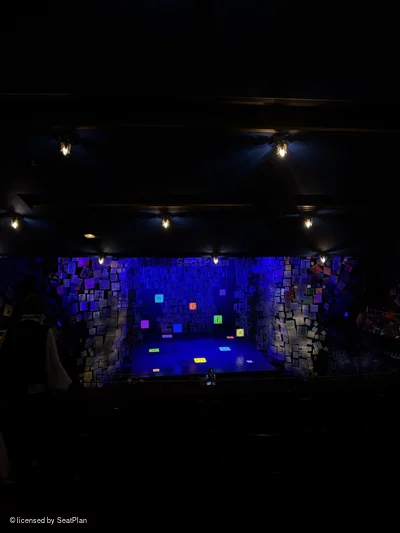 Cambridge Theatre Dress Circle J14 view from seat photo
