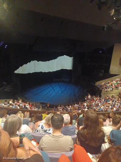 National Theatre - Olivier Circle G67 view from seat photo
