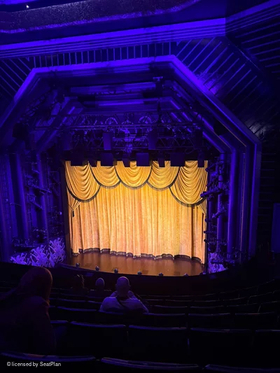 Trafalgar Theatre Dress Circle H2 view from seat photo