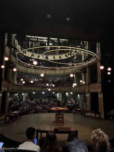 Tom Stoppard Theatre On Stage Seating D9 view from seat photo