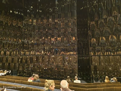Barbican Theatre Stalls G8 view from seat photo