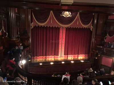 St Martin's Theatre Dress Circle F2 view from seat photo