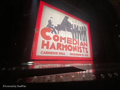 Barrymore Theatre Orchestra BB101 view from seat photo