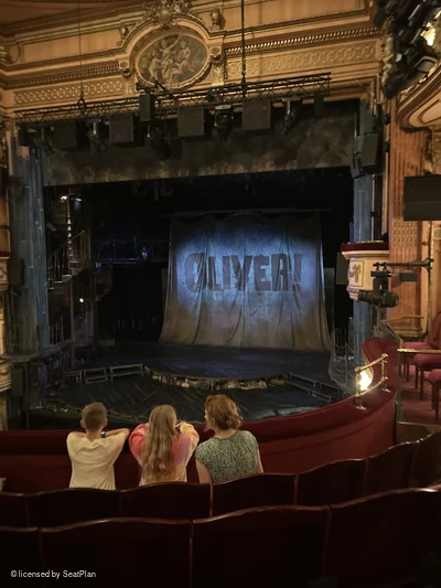 Gielgud Theatre Dress Circle D9 view from seat photo