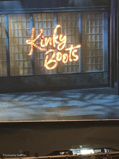London Coliseum Dress Circle L35 view from seat photo