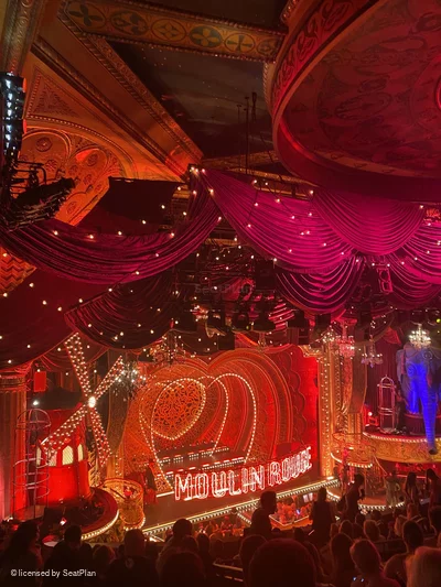 Al Hirschfeld Theatre Mezzanine M25 view from seat photo