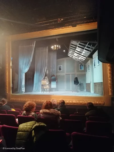 Charing Cross Theatre Stalls H1 view from seat photo
