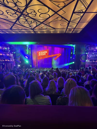 Prince Edward Theatre Stalls ZC16 view from seat photo