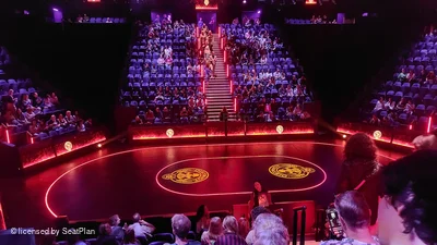 Troubadour Canary Wharf Theatre District 9 J21 view from seat photo