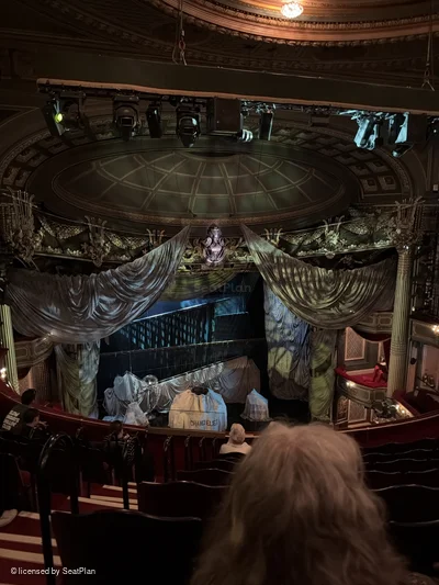 His Majesty's Theatre Grand Circle H28 view from seat photo
