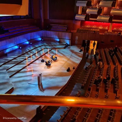Royal Festival Hall Blue Side Boxes Box 28 4 view from seat photo