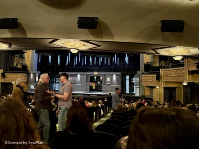 Gerald Schoenfeld Theatre Orchestra R4 view from seat photo
