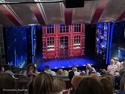 Savoy Theatre Dress Circle N25 view from seat photo