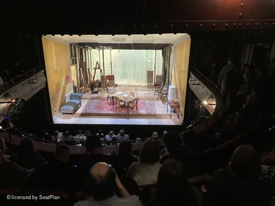 Royal Court Theatre Circle E5 view from seat photo