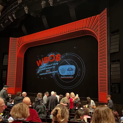 Marquis Theatre Orchestra M10 view from seat photo