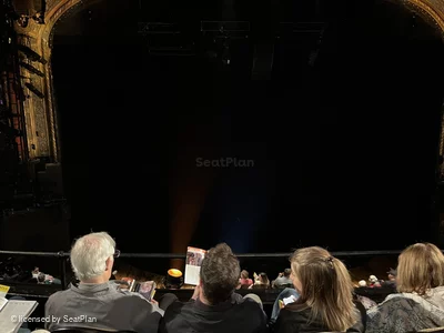 Studio 54 Theatre Front Mezzanine CC116 view from seat photo