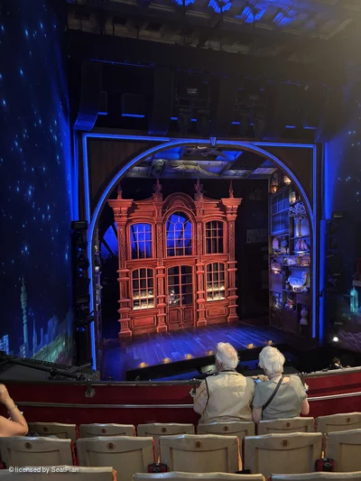 Savoy Theatre Dress Circle E22 view from seat photo