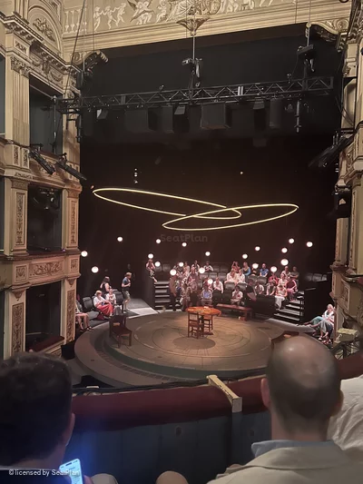 Tom Stoppard Theatre Royal Circle B17 view from seat photo