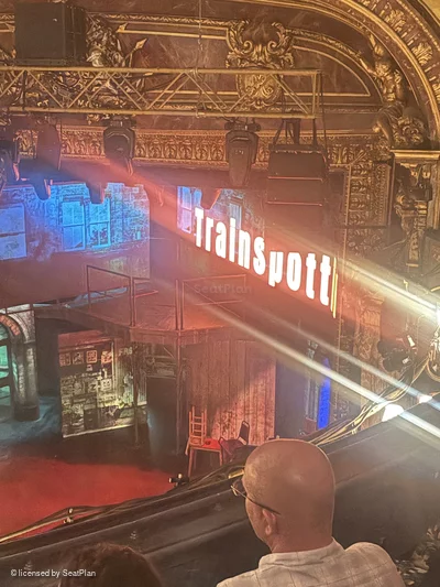 Theatre Royal Haymarket Upper Circle C5 view from seat photo