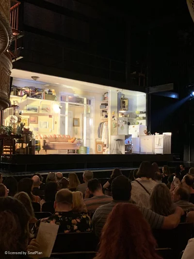 James Earl Jones Theatre Orchestra K17 view from seat photo