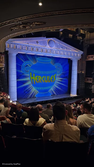 Theatre Royal Drury Lane Royal Circle F44 view from seat photo