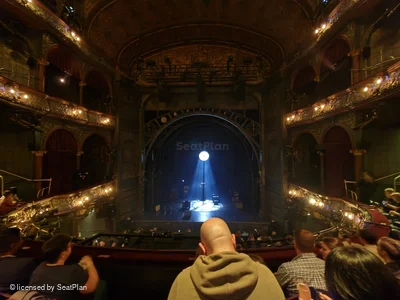 Palace Theatre Dress Circle C18 view from seat photo