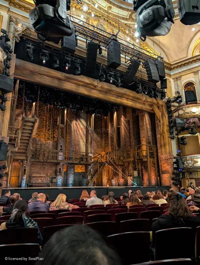 Victoria Palace Theatre Stalls M36 view from seat photo
